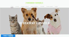 Desktop Screenshot of hideawaykennelsnc.com
